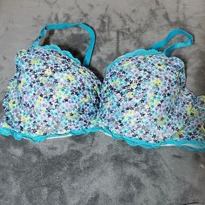 Victoria's Secret floral lace demi bra 36D